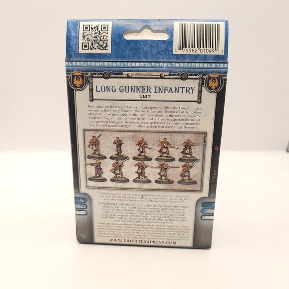 Warmachine Cygnar Long Gunner Infantry Table Top Game Figures - Picture 2 of 7